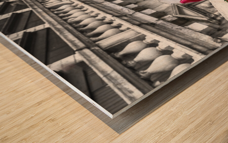 High heels on Rialto Bridge Wood print