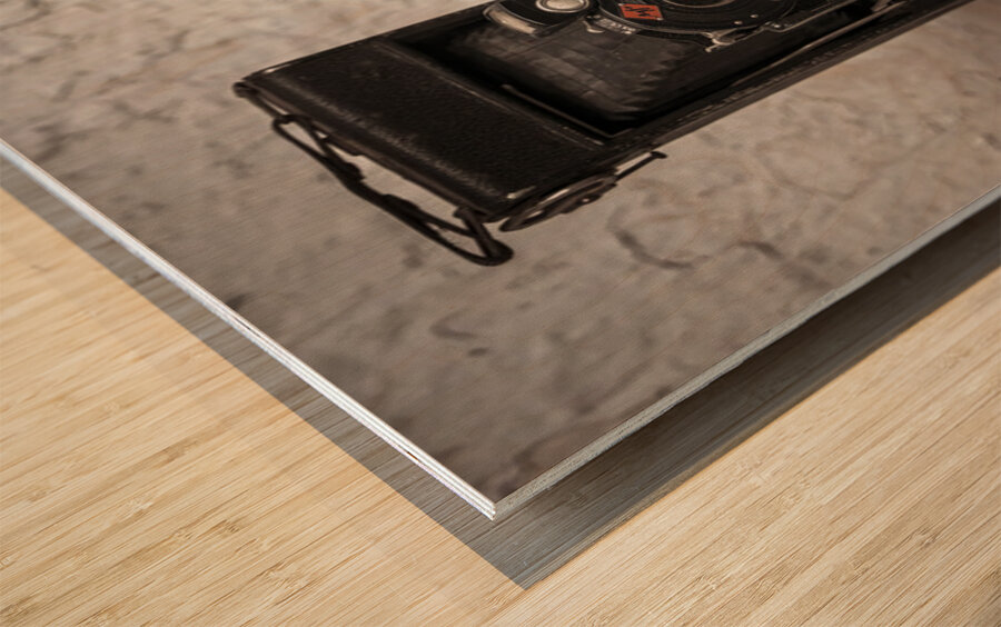 Old cameras Wood print