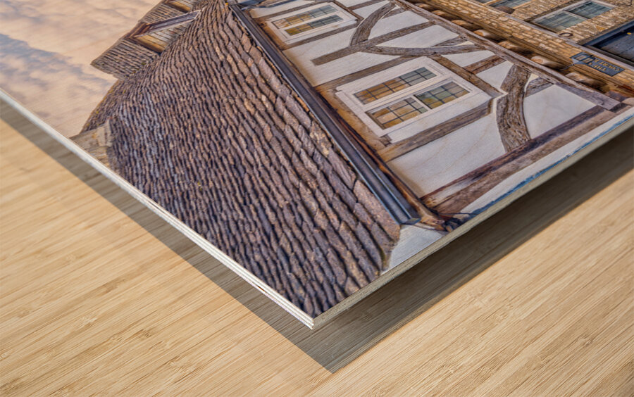 Village Gem Wood print