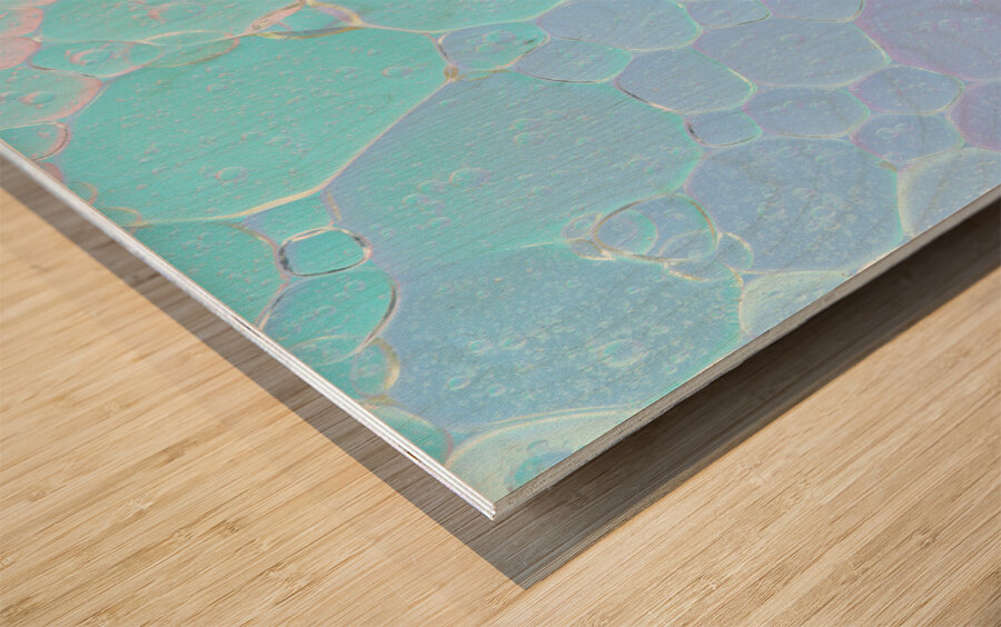 Bubble Ballet Wood print