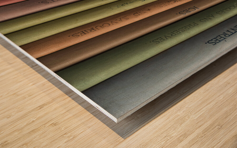 Library Treasures Wood print