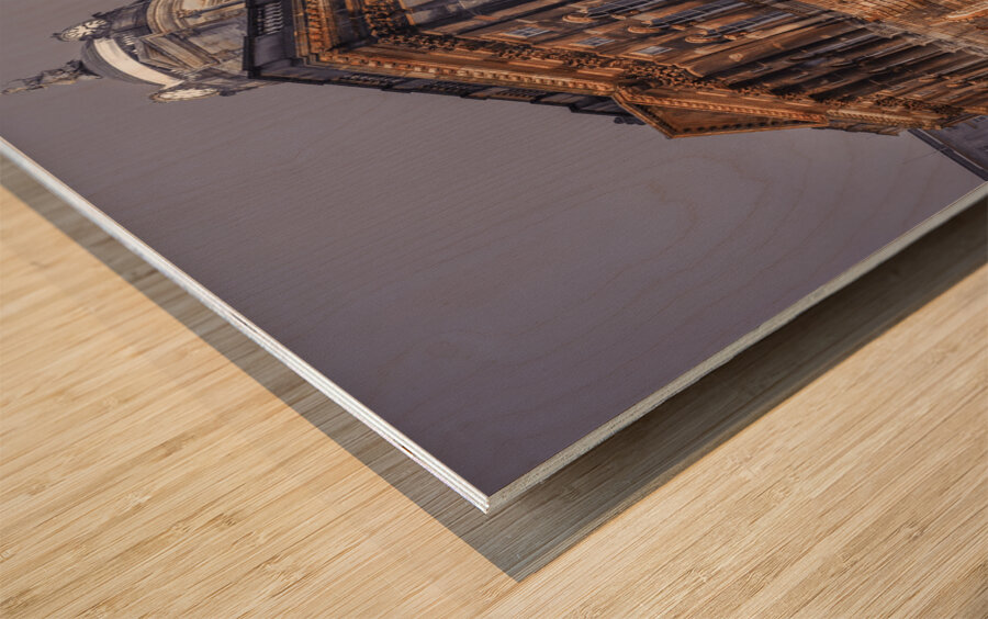 Liverpool Town Hall Wood print