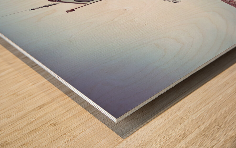 Boat Resting on Pebbled Strand Wood print