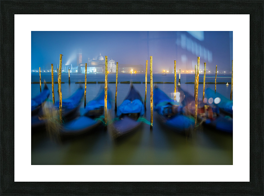 Venise - Night Picture Frame print