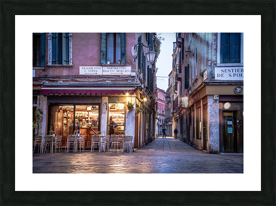 Venise - Street Picture Frame print