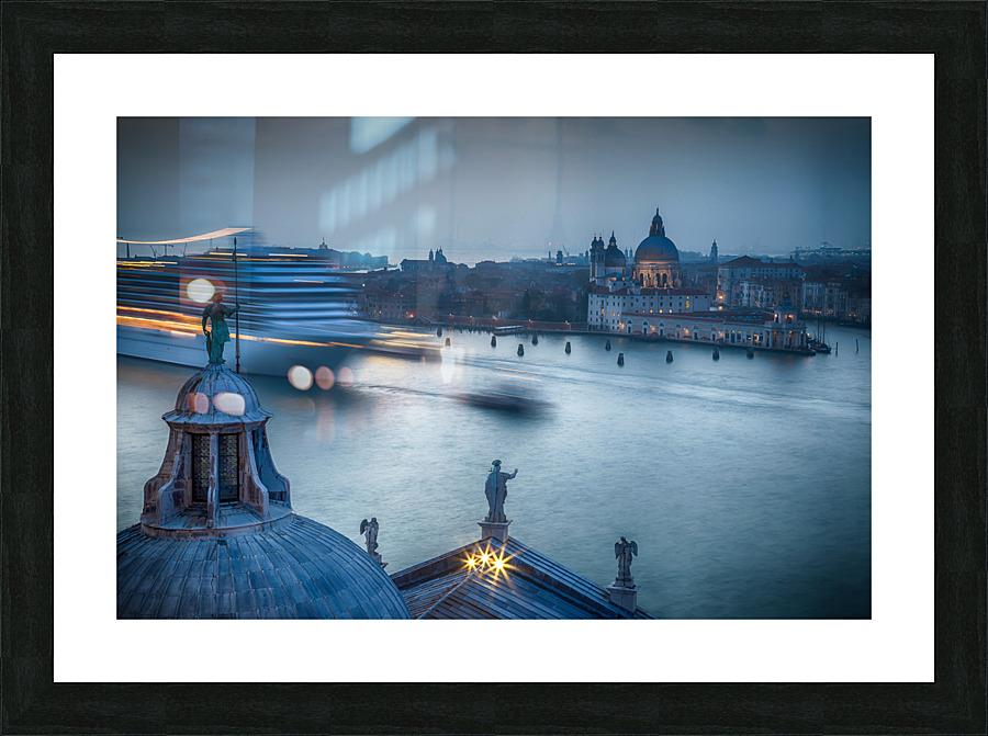 Venise - Boat Picture Frame print