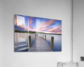 Sunset on the Dock Acrylic Print