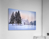 Winter at the Barn Acrylic Print