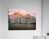 Sawtooth Pastel Acrylic Print