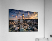 Sunset at Old Scituate Lighthouse Acrylic Print