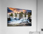 Sunset at Swift River Falls Acrylic Print
