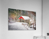 Flume Covered Bridge Acrylic Print
