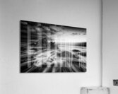 Sweeping Tides Black and White Acrylic Print