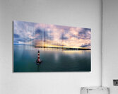 Sunset Over Folly Beach Acrylic Print