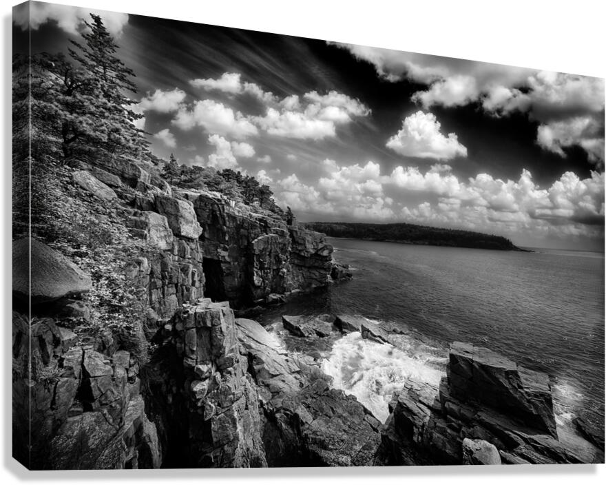 Granite Coastline Canvas Print