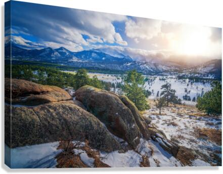Across the Valley Canvas Print