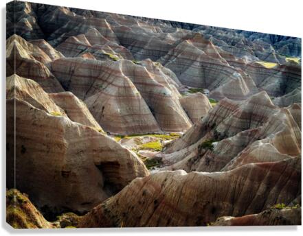 The Badlands Wall Canvas Print