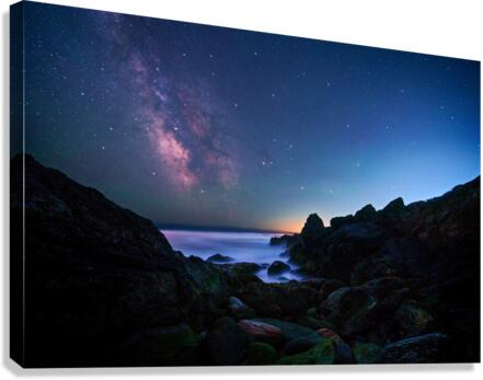 Starry Night on Bailey Island Canvas Print