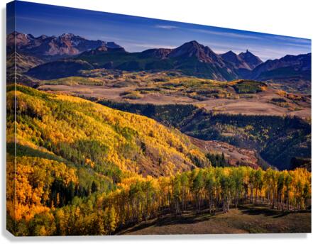 Sunshine Mountain Autumn Canvas Print