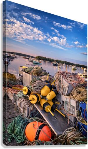 Summer Sunday in the Harbor Canvas Print