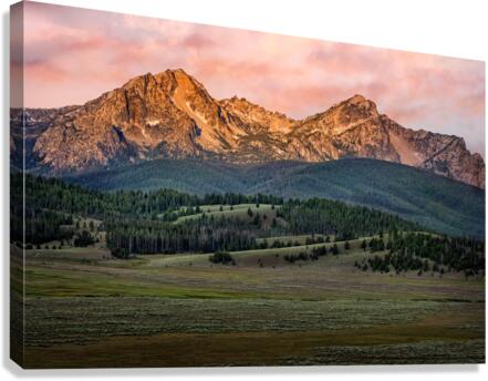 Sawtooth Pastel Canvas Print