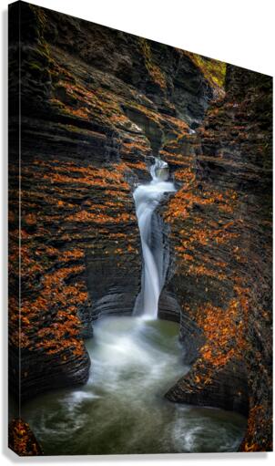 Pluto Falls and Spiral Gorge Canvas Print