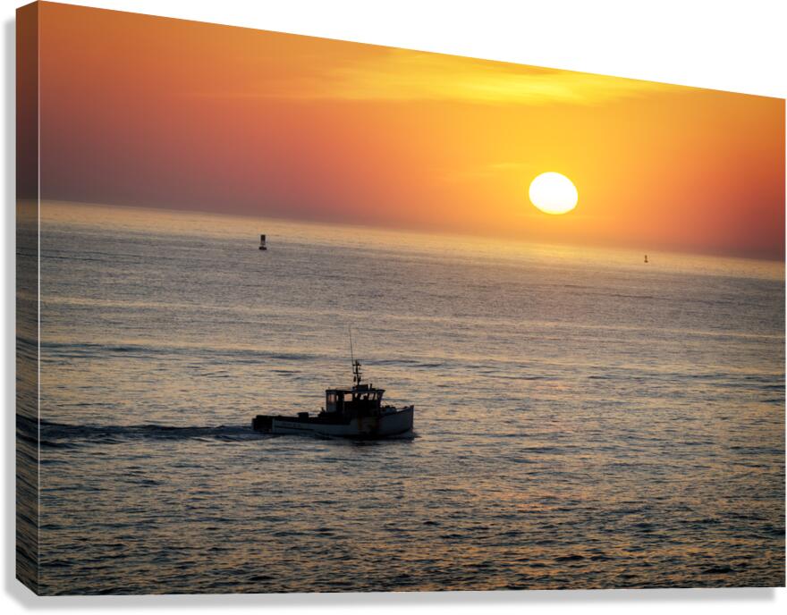 Heading Out at Sunrise Canvas Print