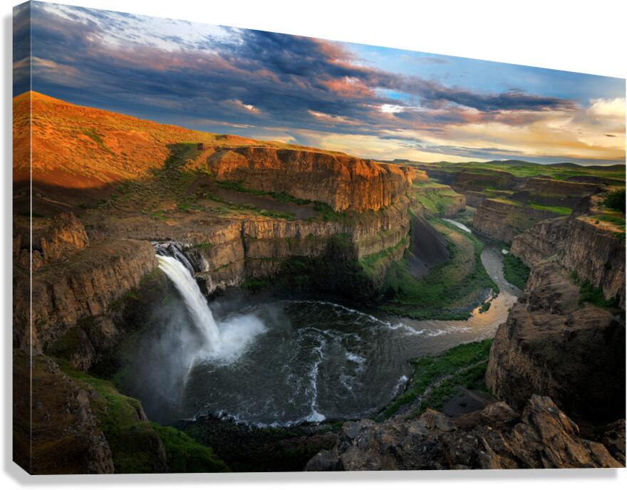 Sunset at Palouse Falls Canvas Print