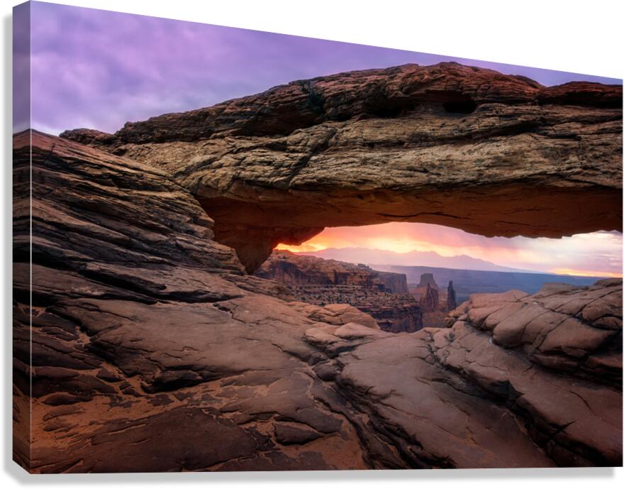 Dawn at Mesa Arch Canvas Print