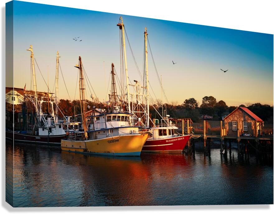 Shem Creek Canvas Print