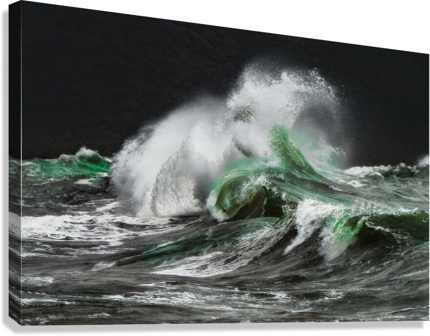 Cresting Fury Canvas Print