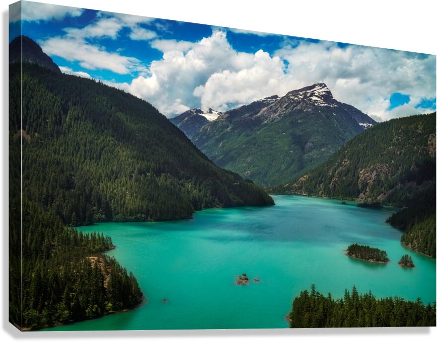 Afternoon at Diablo Lake Canvas Print