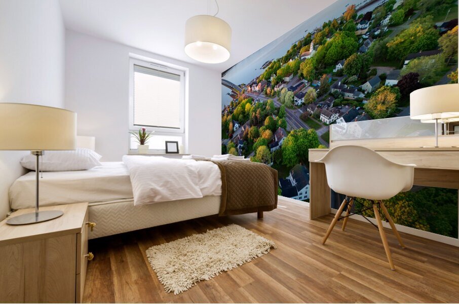 Downtown Wiscasset Mural print