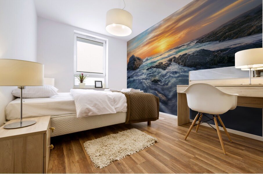 Summer Sunrise in Ogunquit Mural print