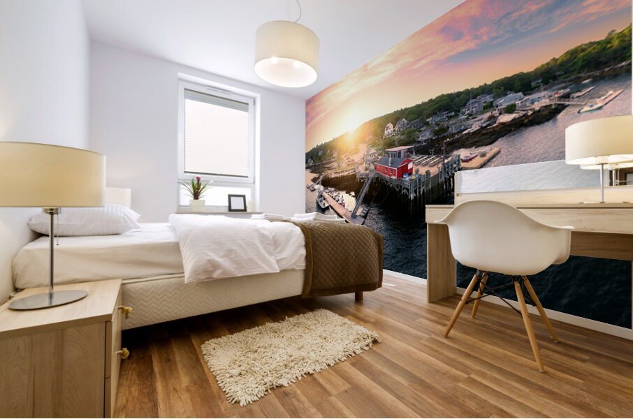 Five Islands Harbor Mural print
