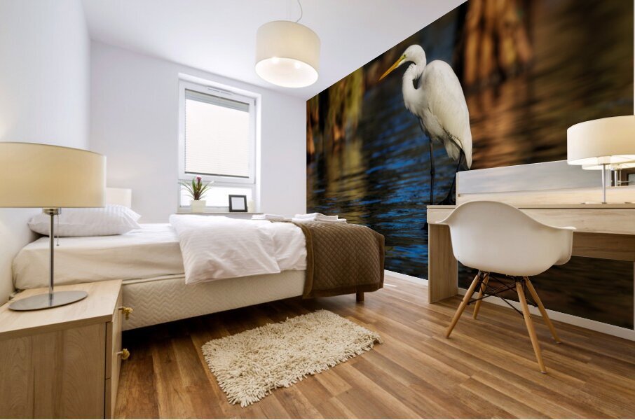 Evening Perch Mural print
