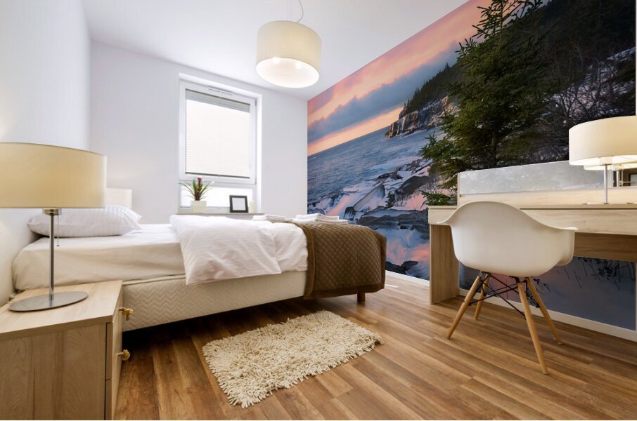 Winter Sunrise Mural print