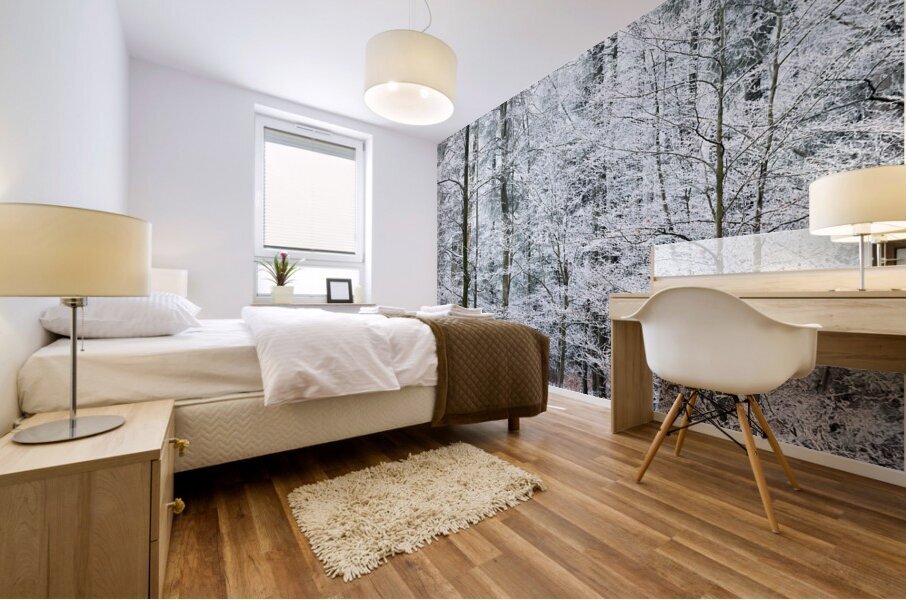 Crystallline Canopy Mural print