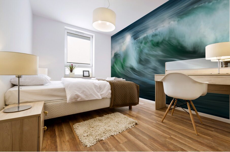 Curl Mural print