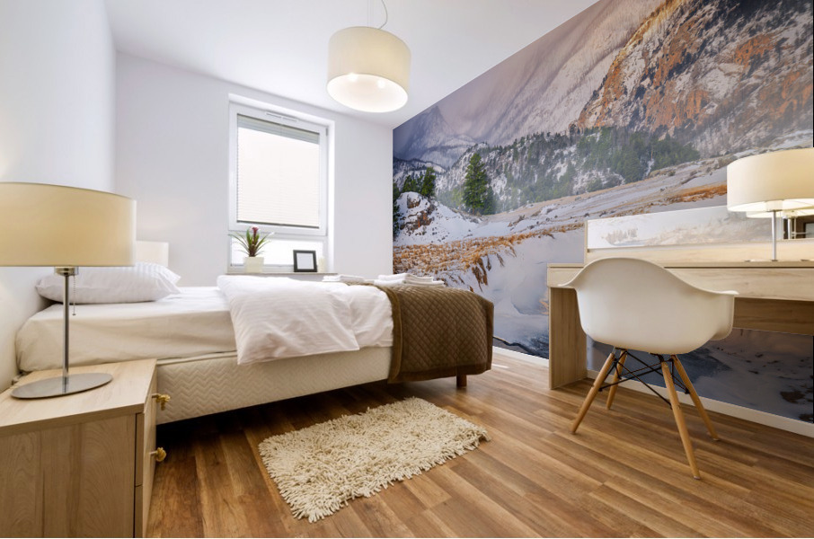 Blow Winter Wind Mural print