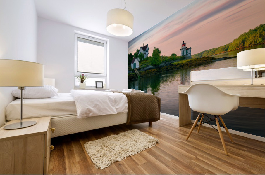Morning at Squirrel Point Mural print