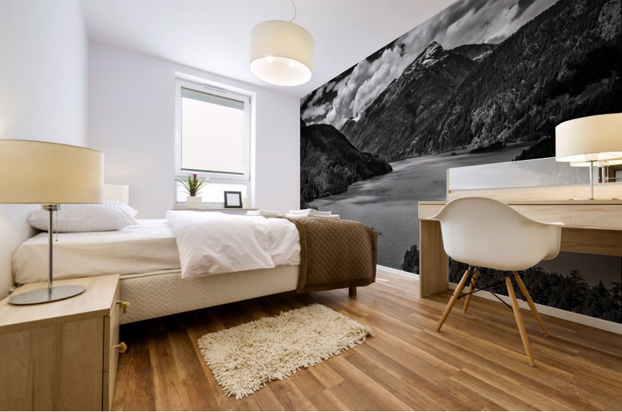 Diablo Lake Mural print