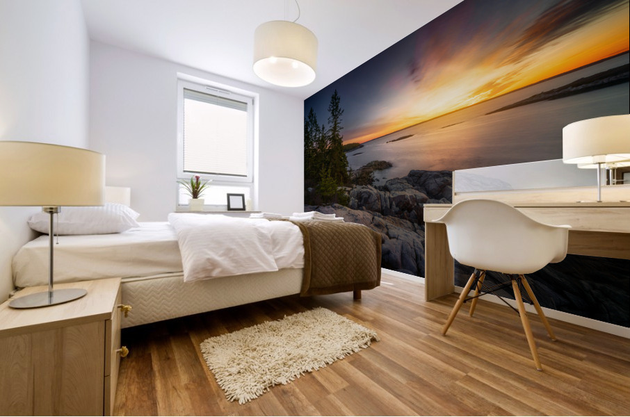 Sheepscot Dawn Mural print