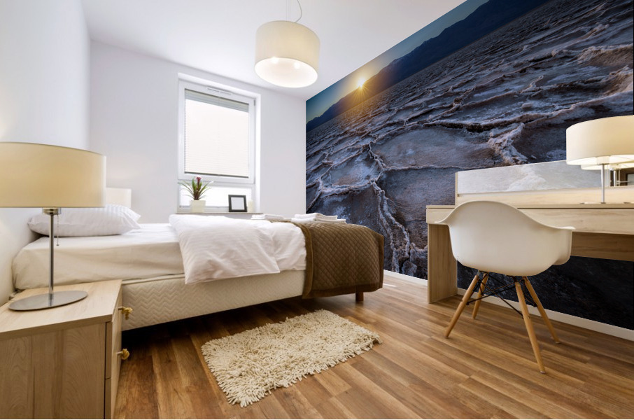 Badwater Sunset Mural print