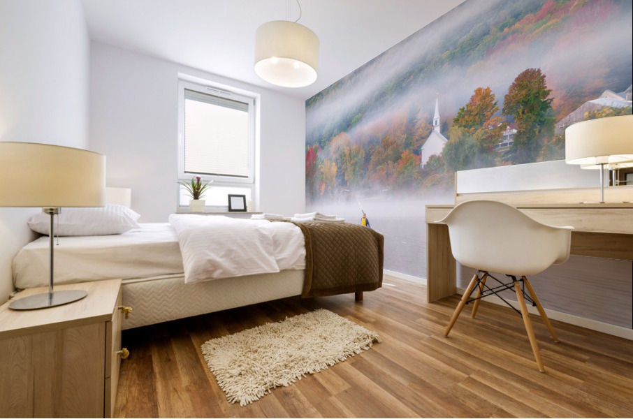 Autumn Paddle Mural print