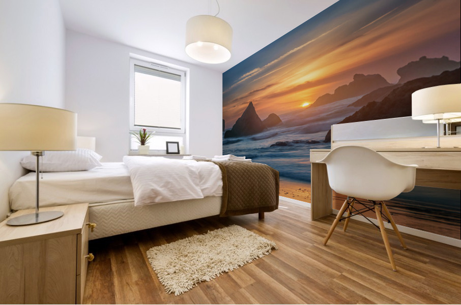 Bandon Sunset Mural print