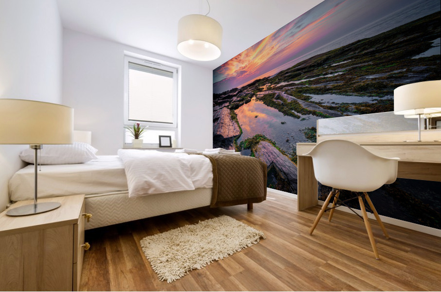 Daybreak at Two Lights Mural print