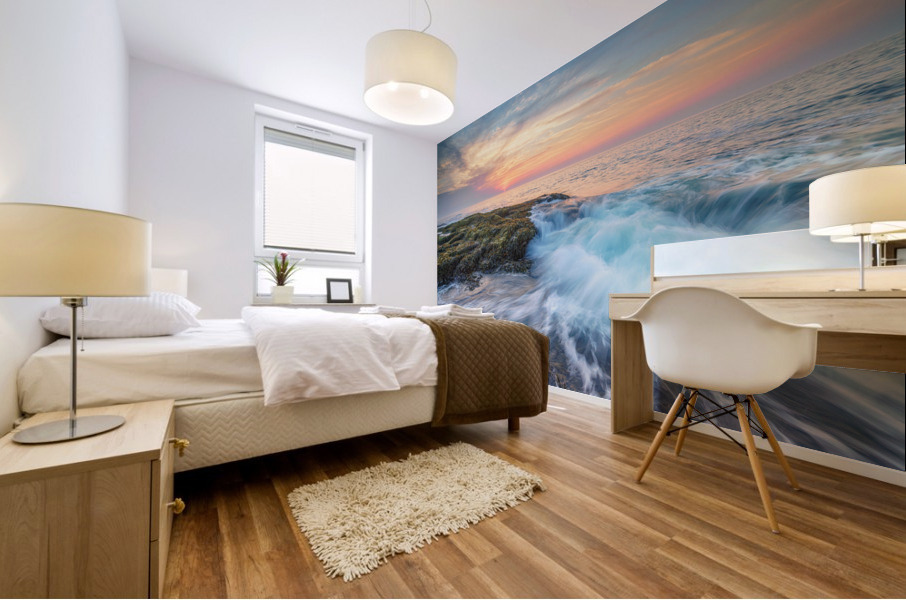 Two Lights Pastels Mural print