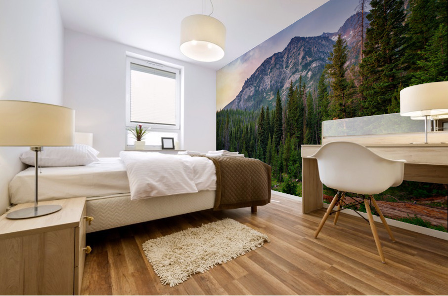 Sawtooth Ascending Mural print