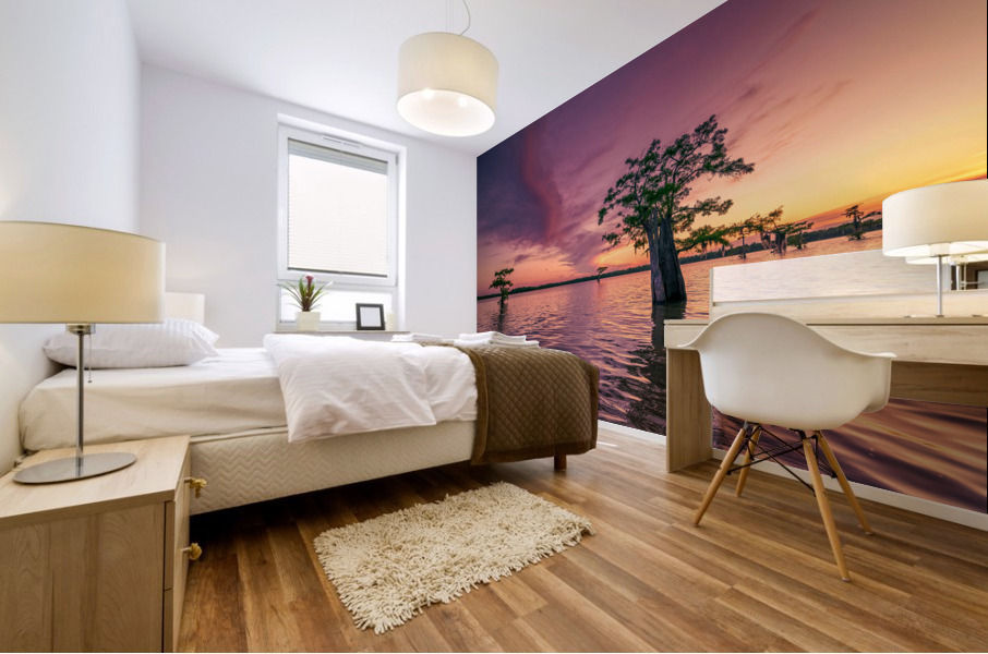 Atchafalaya Sunset Mural print